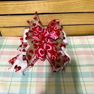Beautiful Handmade Valentines Day Bow